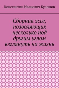 Сборник эссе, позволяющих несколько под другим углом взглянуть на жизнь