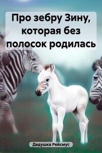 Про зебру Зину, которая без полосок родилась