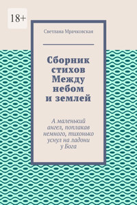 Сборник стихов Между небом и землей. А маленький ангел, поплакав немного, тихонько уснул на ладони у Бога