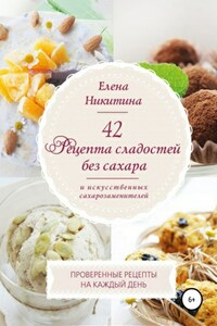 42 рецепта сладостей без сахара и искусственных сахарозаменителей.