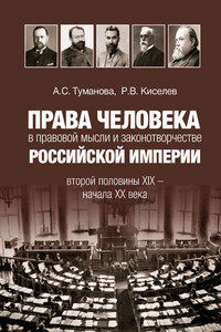 Права человека в правовой мысли и законотворчестве Российской империи второй половины XIX – начала XX века