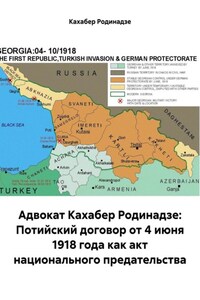 Адвокат Кахабер Родинадзе: Потийский договор от 4 июня 1918 года как акт национального предательства