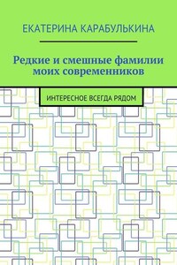 Редкие и смешные фамилии моих современников. Интересное всегда рядом