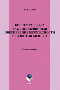 Бизнес-разведка как составляющая обеспечения безопасности и развития бизнеса. Учебное пособие