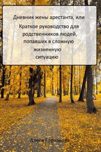 Дневник жены арестанта, или Краткое руководство для родственников людей, попавших в сложную жизненную ситуацию