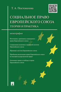 Cоциальное право Европейского союза: теория и практика. Монография