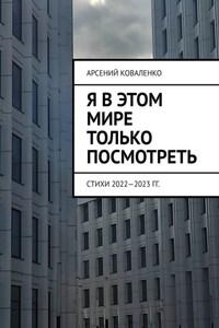 Я в этом мире только посмотреть. Стихи 2022—2023 гг.